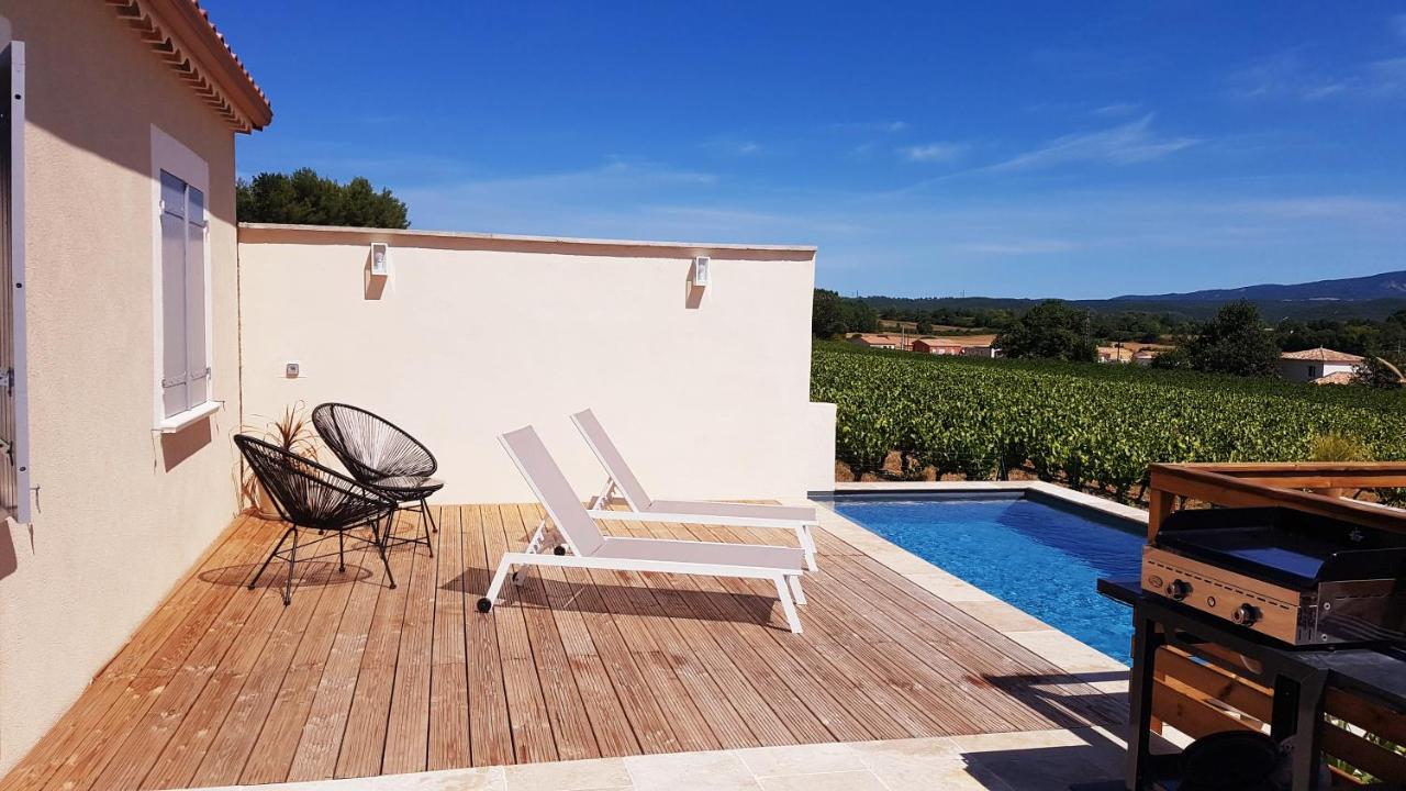 Charmante villa dans un village paisible aux portes d'Uzès et des Cévennes Saint-Hippolyte-de-Caton Extérieur photo
